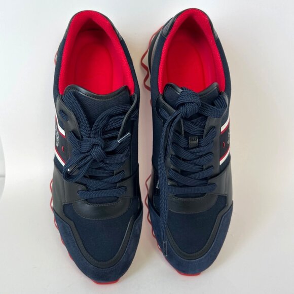 Christian Louboutin Nastroshark Low Top Men Sneakers Navy Blue Size 45 US12 - Picture 6 of 16